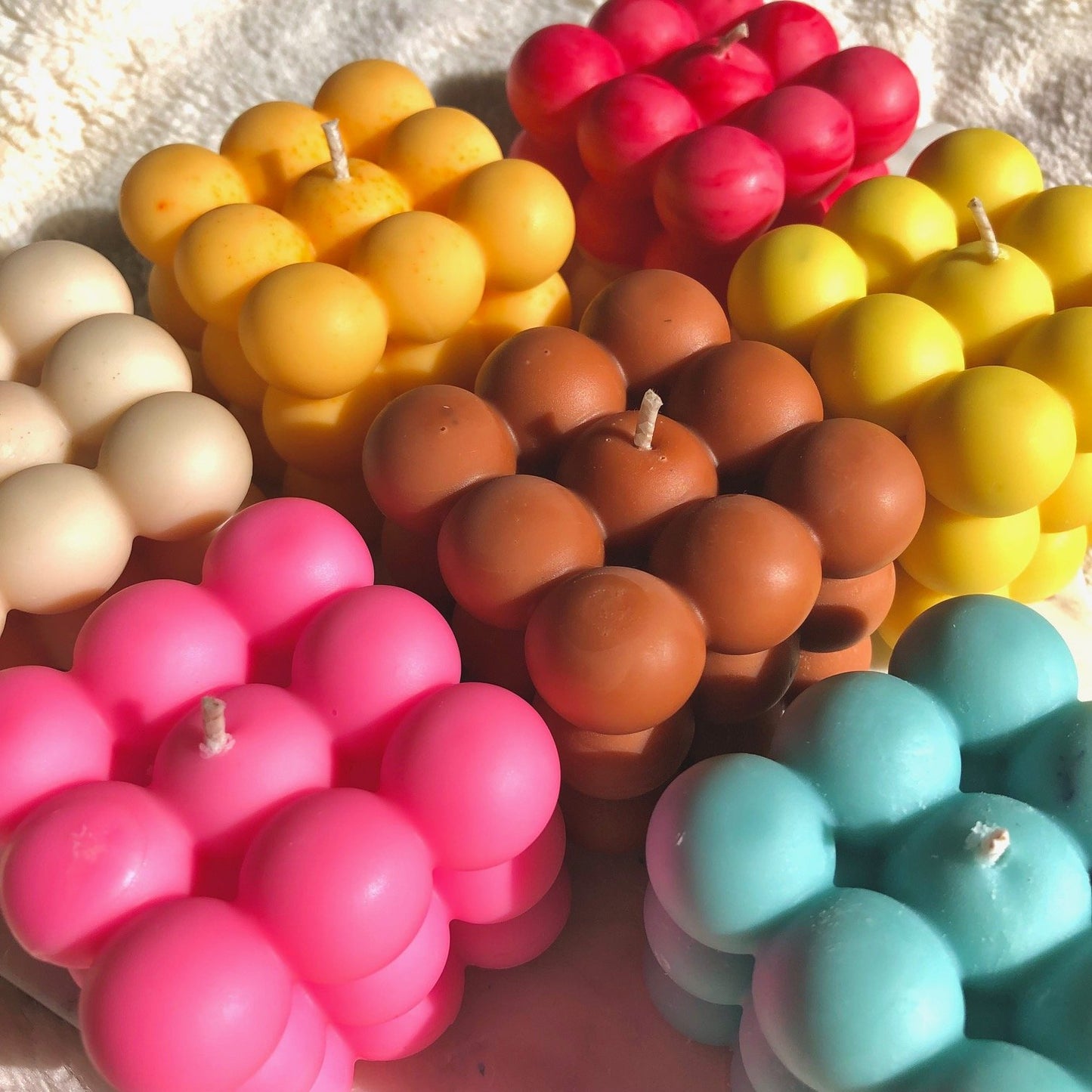 Bubble Candle - Blue