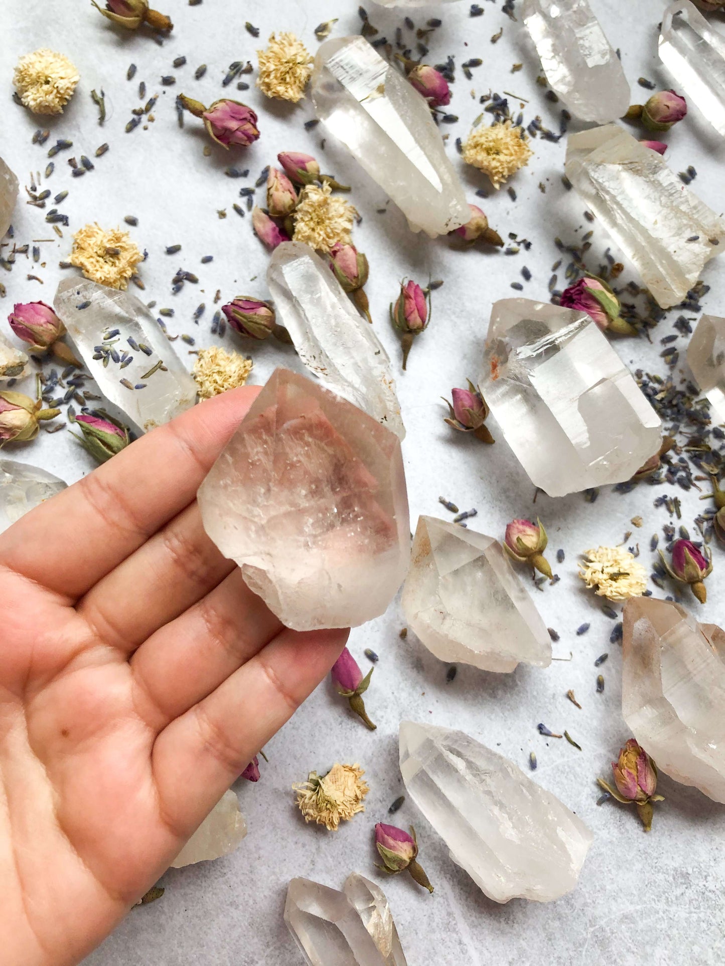 Natural Himalayan quartz specimen