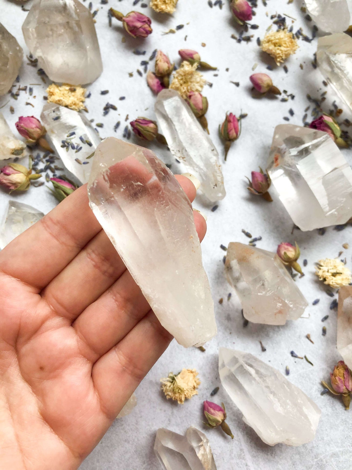 Natural Himalayan quartz specimen