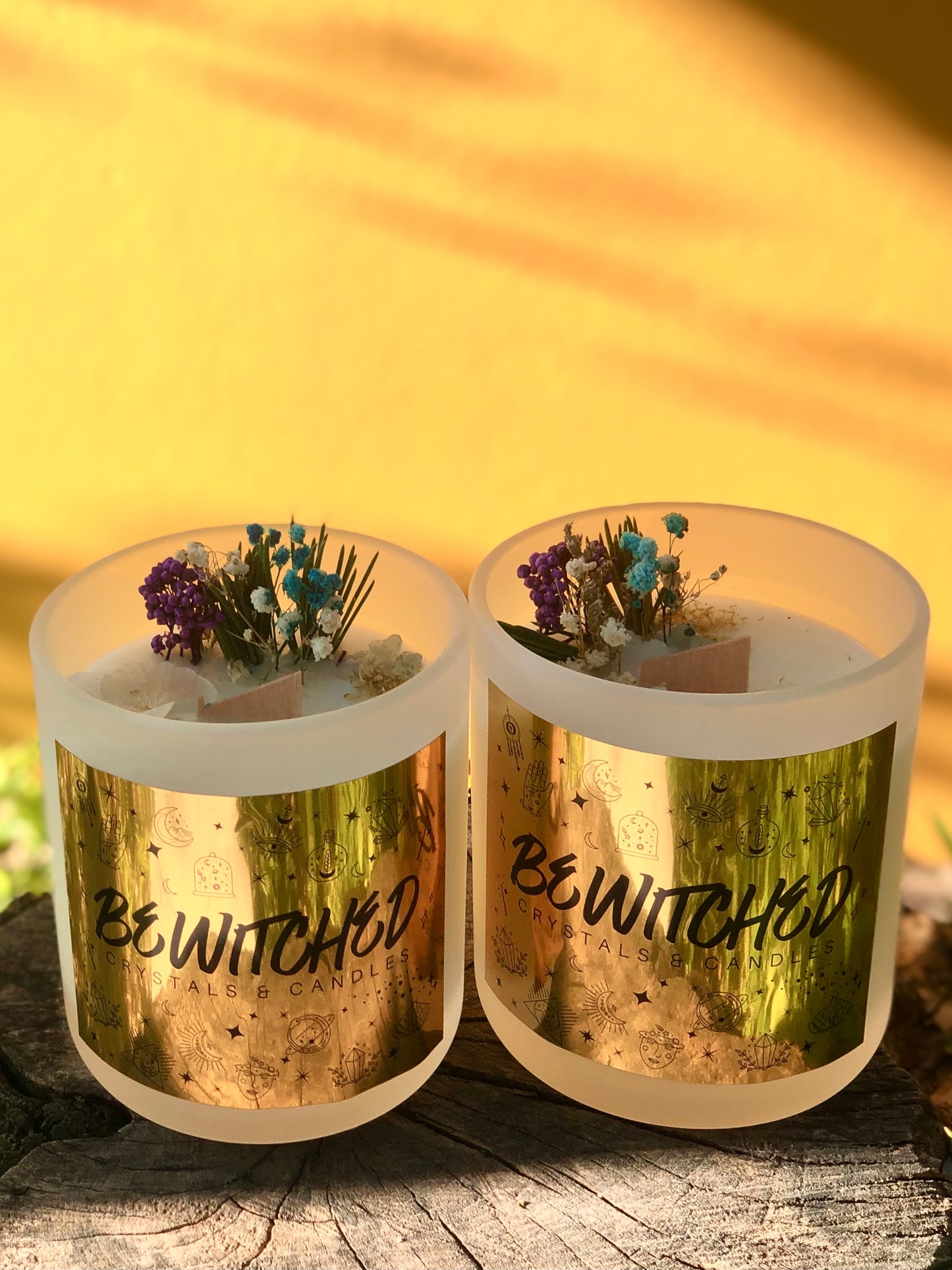 Forest Bathing -  Pine and Fir Scented Crystal Candle