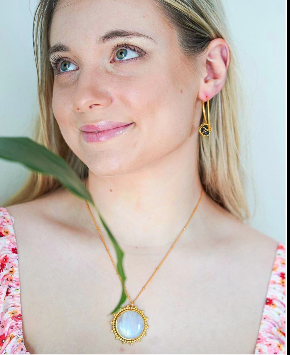 Moony Rainbow Moonstone Pendant