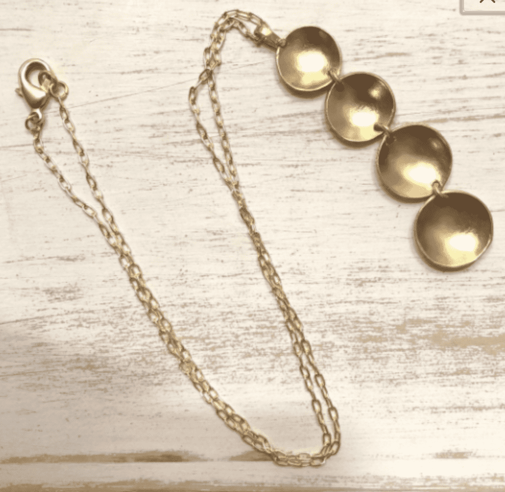 Healing bowls pendant brass