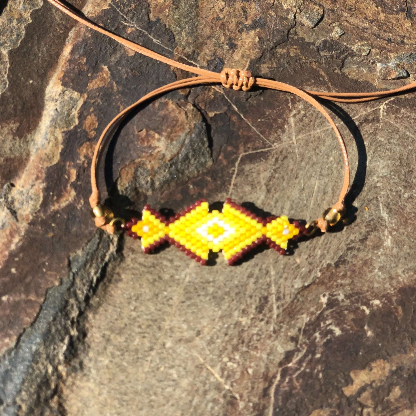 Yellow Miyuki Bead Bracelet