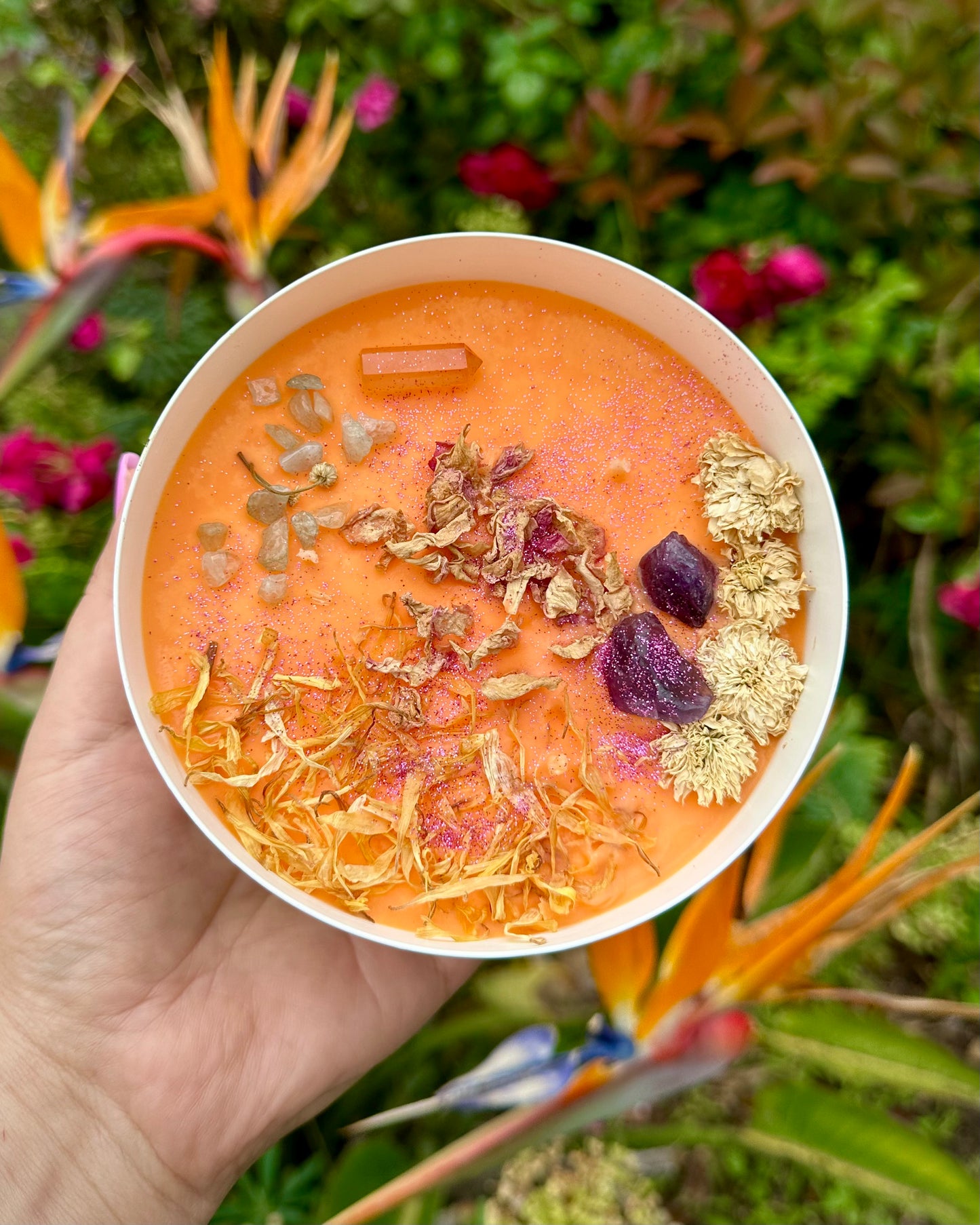 Travel And Create,Scented Crystal Candle.