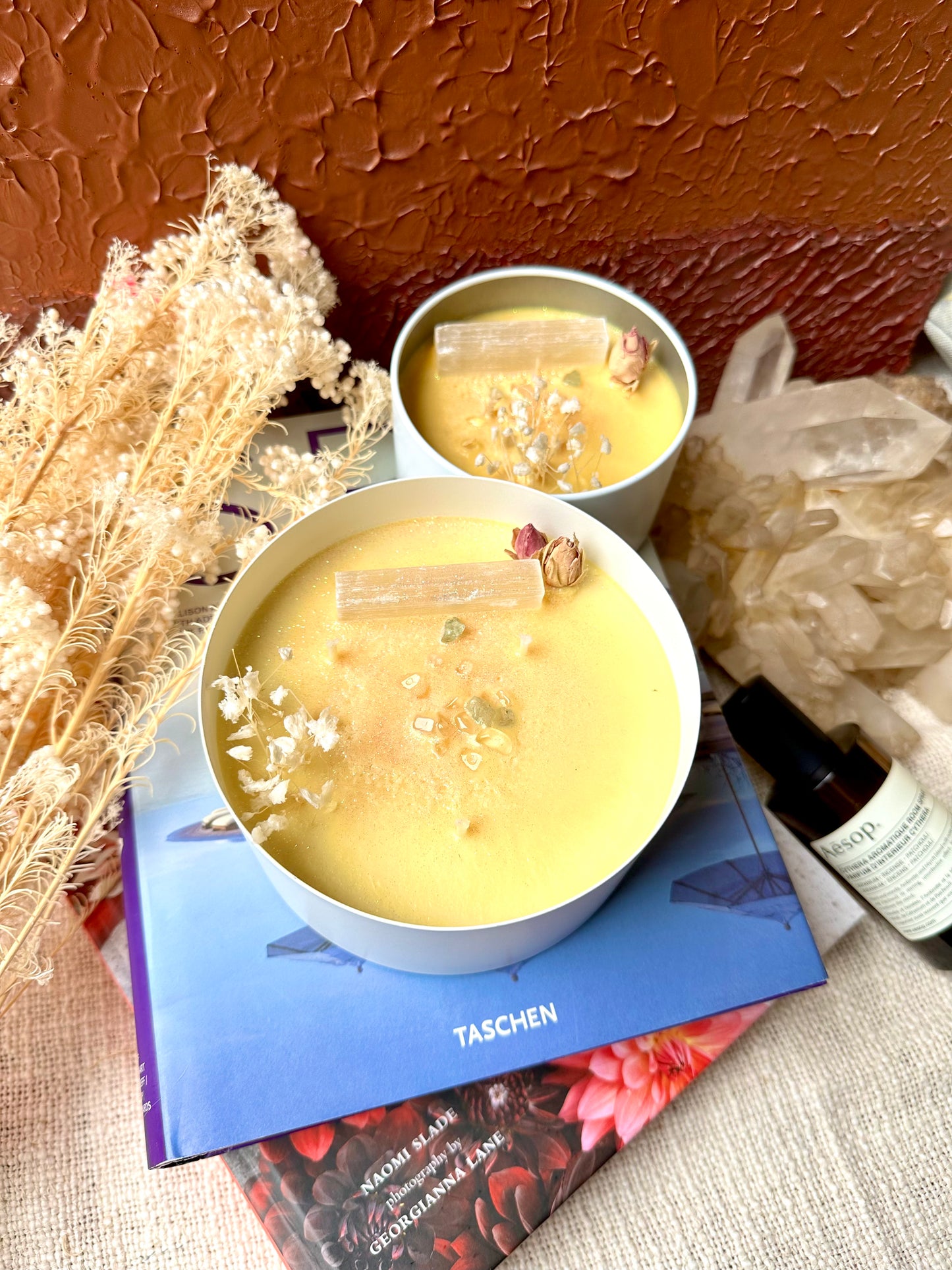 Energise, Scented Crystal Candle.