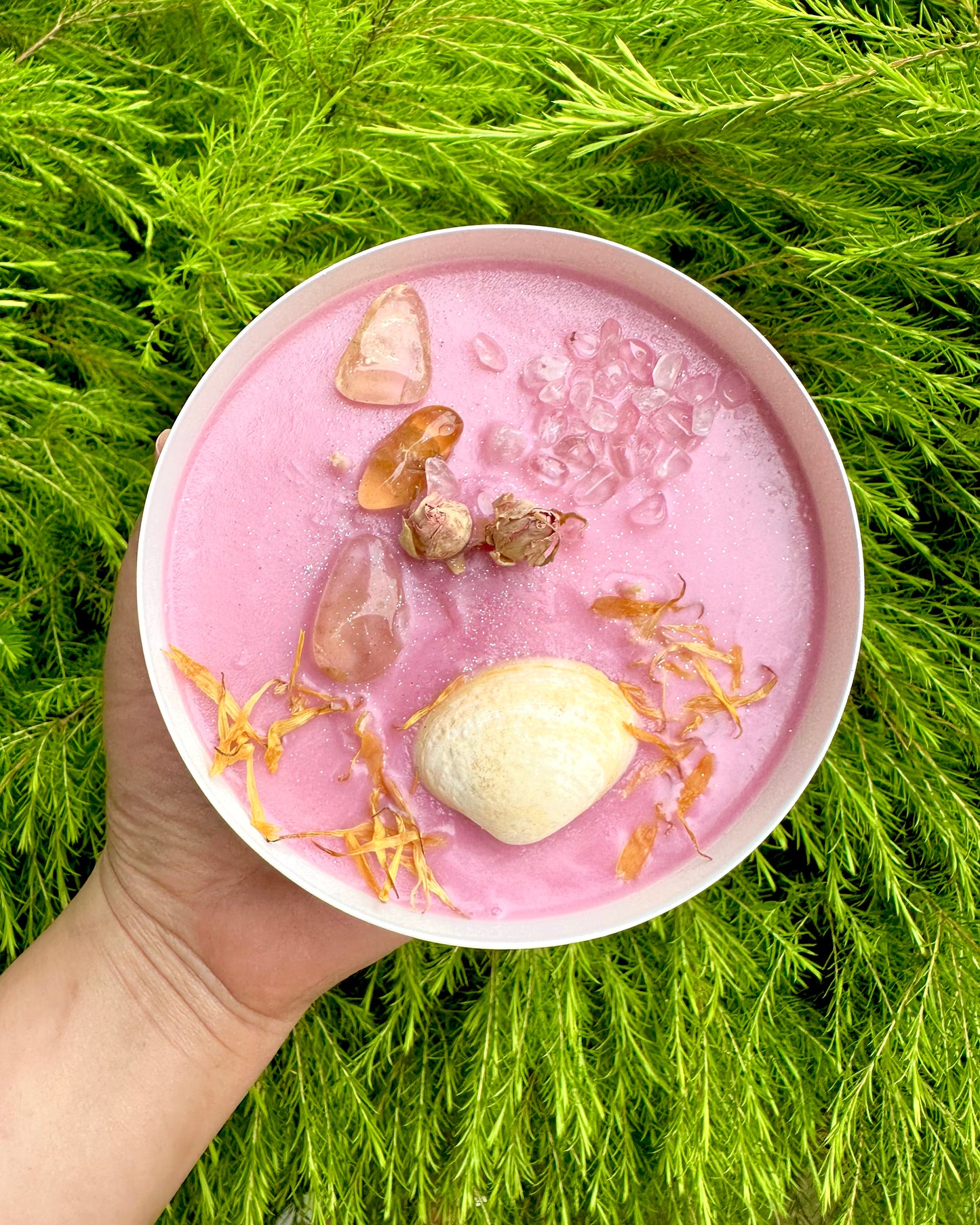 Breathe Easy, Scented Crystal Candle