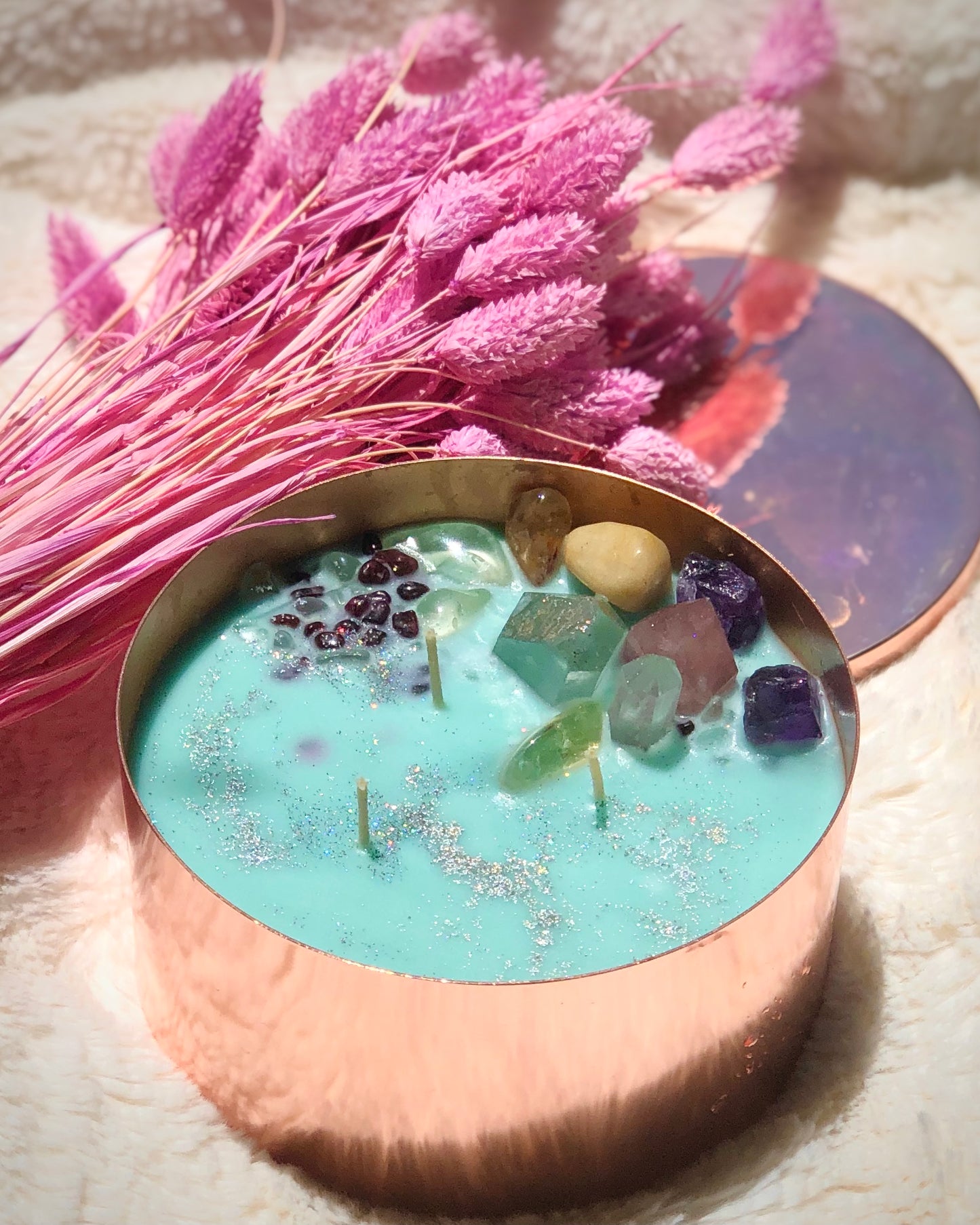 Rock Pool Master Crystal  Candle, Limited Edition : Manifest